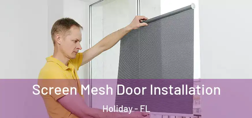  Screen Mesh Door Installation Holiday - FL