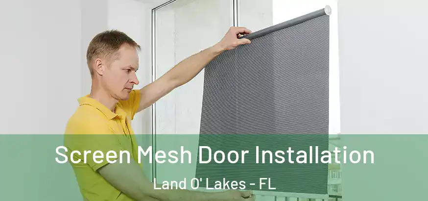  Screen Mesh Door Installation Land O' Lakes - FL