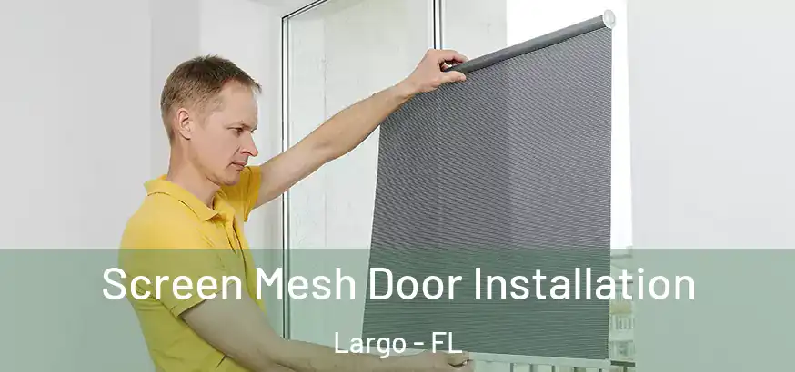 Screen Mesh Door Installation Largo - FL
