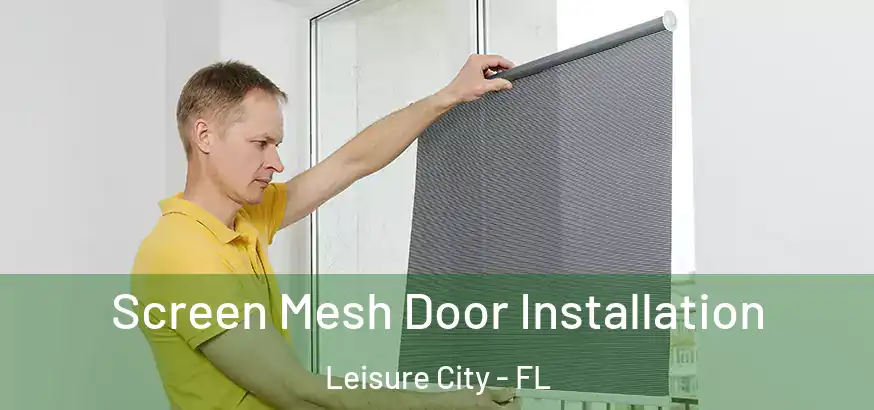 Screen Mesh Door Installation Leisure City - FL