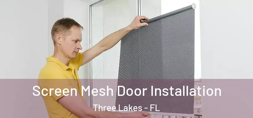  Screen Mesh Door Installation Three Lakes - FL