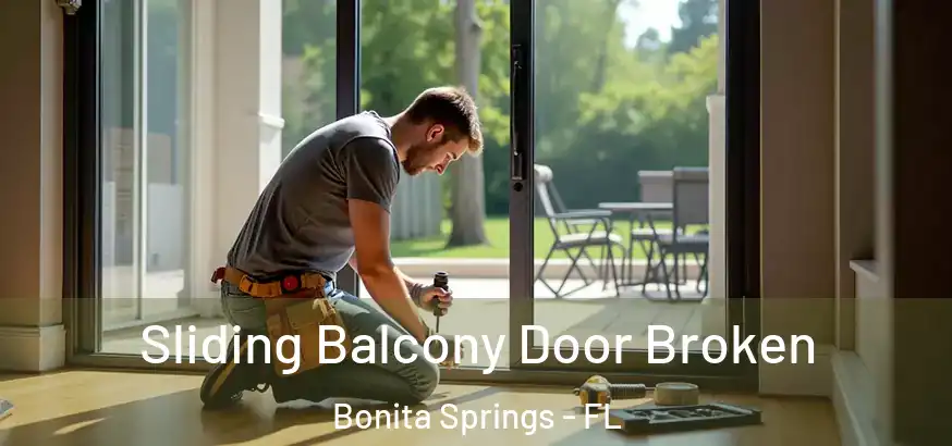  Sliding Balcony Door Broken Bonita Springs - FL