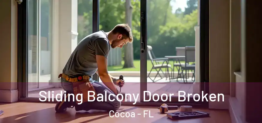  Sliding Balcony Door Broken Cocoa - FL