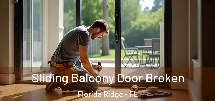  Sliding Balcony Door Broken Florida Ridge - FL