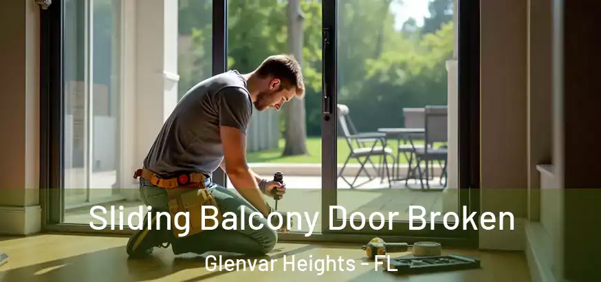  Sliding Balcony Door Broken Glenvar Heights - FL