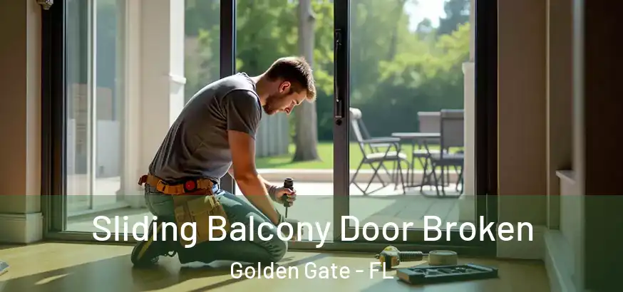  Sliding Balcony Door Broken Golden Gate - FL