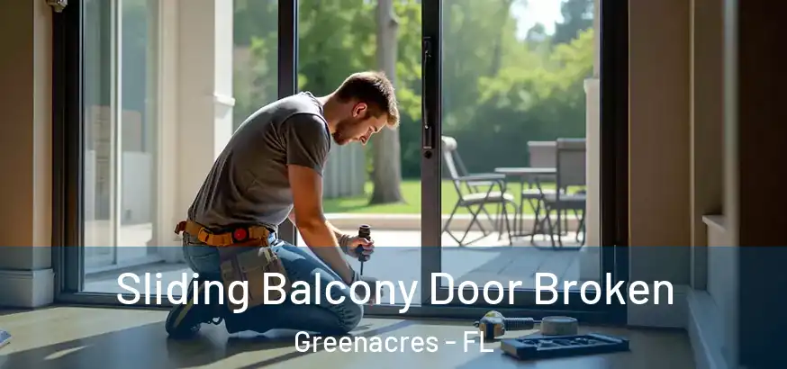  Sliding Balcony Door Broken Greenacres - FL