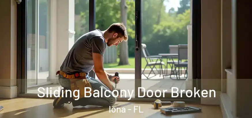  Sliding Balcony Door Broken Iona - FL