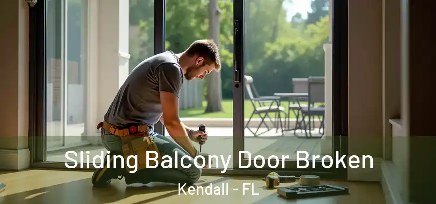  Sliding Balcony Door Broken Kendall - FL
