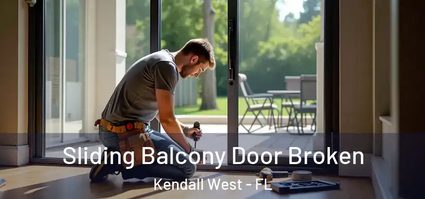 Sliding Balcony Door Broken Kendall West - FL