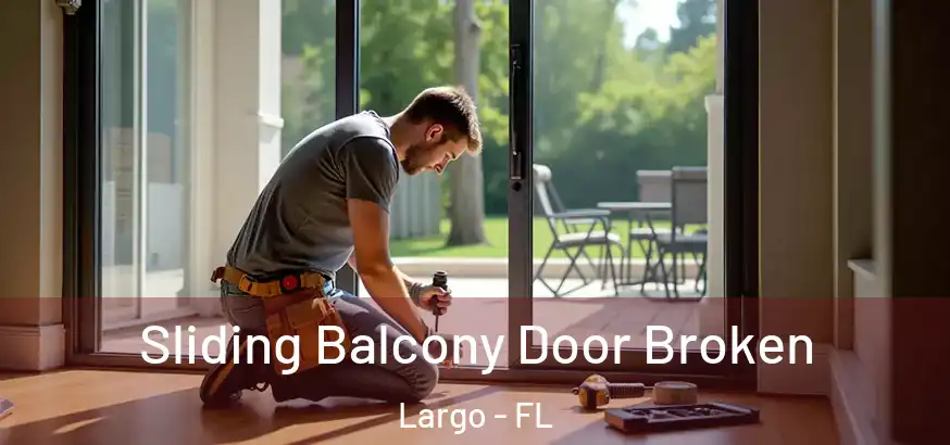  Sliding Balcony Door Broken Largo - FL