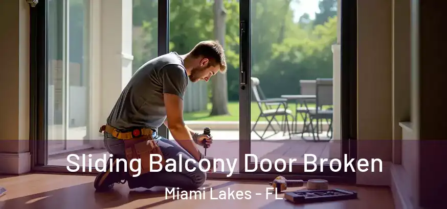  Sliding Balcony Door Broken Miami Lakes - FL