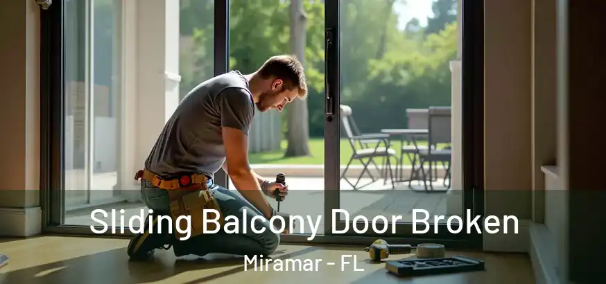  Sliding Balcony Door Broken Miramar - FL
