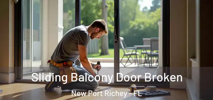  Sliding Balcony Door Broken New Port Richey - FL