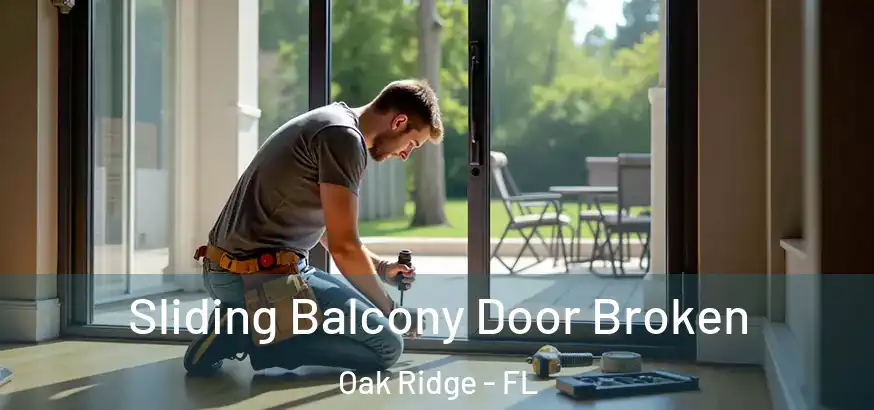  Sliding Balcony Door Broken Oak Ridge - FL