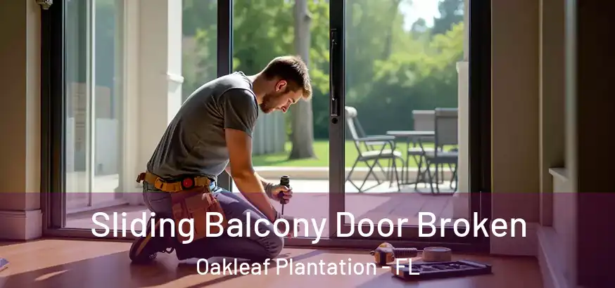 Sliding Balcony Door Broken Oakleaf Plantation - FL