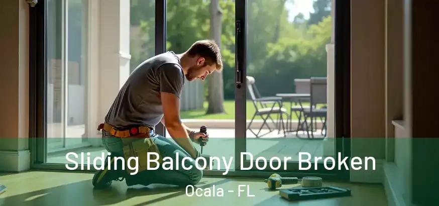 Sliding Balcony Door Broken Ocala - FL