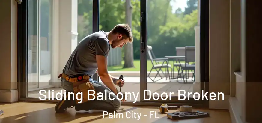  Sliding Balcony Door Broken Palm City - FL