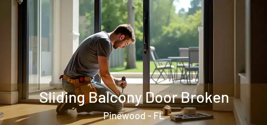  Sliding Balcony Door Broken Pinewood - FL
