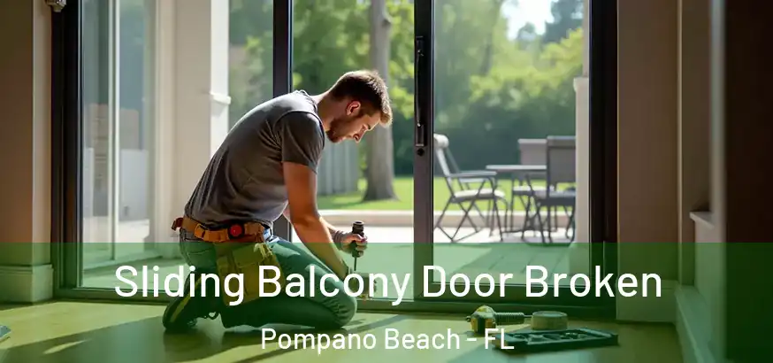  Sliding Balcony Door Broken Pompano Beach - FL