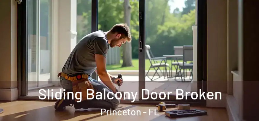  Sliding Balcony Door Broken Princeton - FL