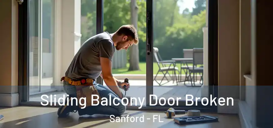 Sliding Balcony Door Broken Sanford - FL