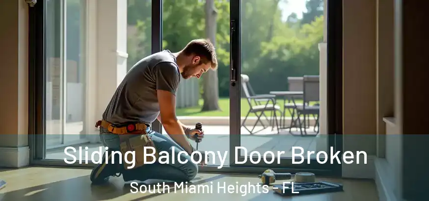 Sliding Balcony Door Broken South Miami Heights - FL