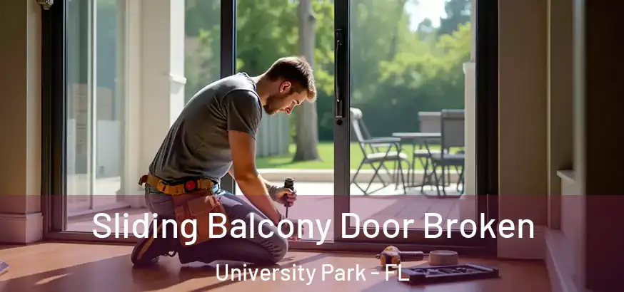  Sliding Balcony Door Broken University Park - FL