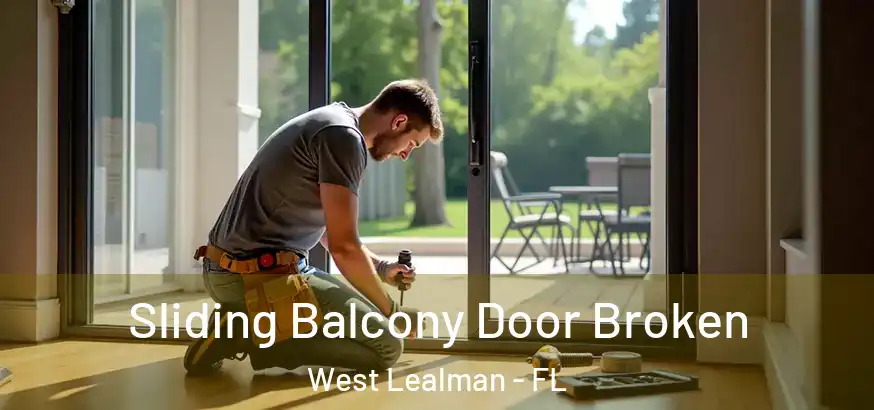  Sliding Balcony Door Broken West Lealman - FL