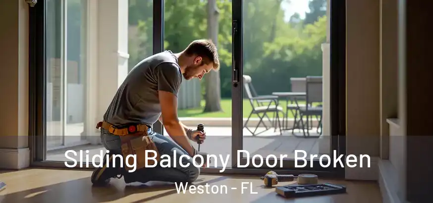  Sliding Balcony Door Broken Weston - FL