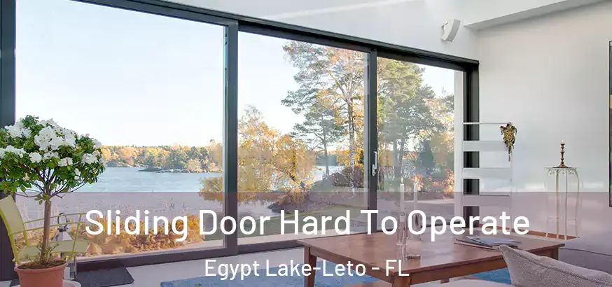  Sliding Door Hard To Operate Egypt Lake-Leto - FL