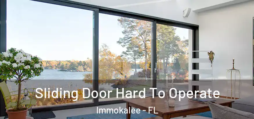  Sliding Door Hard To Operate Immokalee - FL
