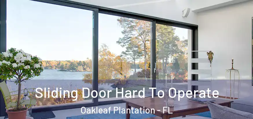  Sliding Door Hard To Operate Oakleaf Plantation - FL