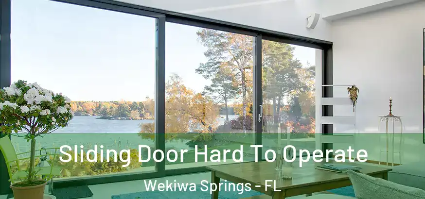  Sliding Door Hard To Operate Wekiwa Springs - FL