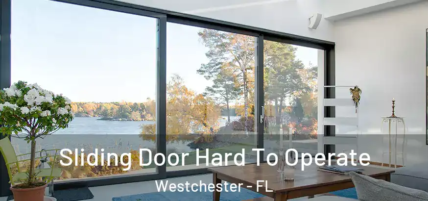  Sliding Door Hard To Operate Westchester - FL