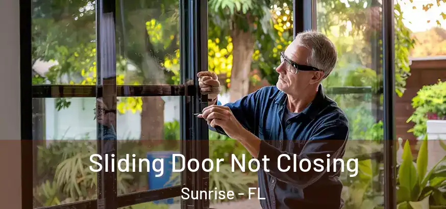  Sliding Door Not Closing Sunrise - FL