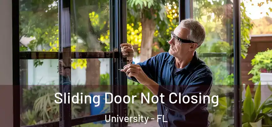  Sliding Door Not Closing University - FL