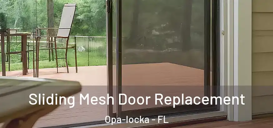  Sliding Mesh Door Replacement Opa-locka - FL