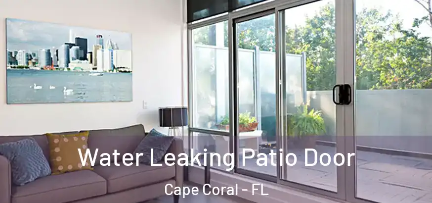 Water Leaking Patio Door Cape Coral - FL