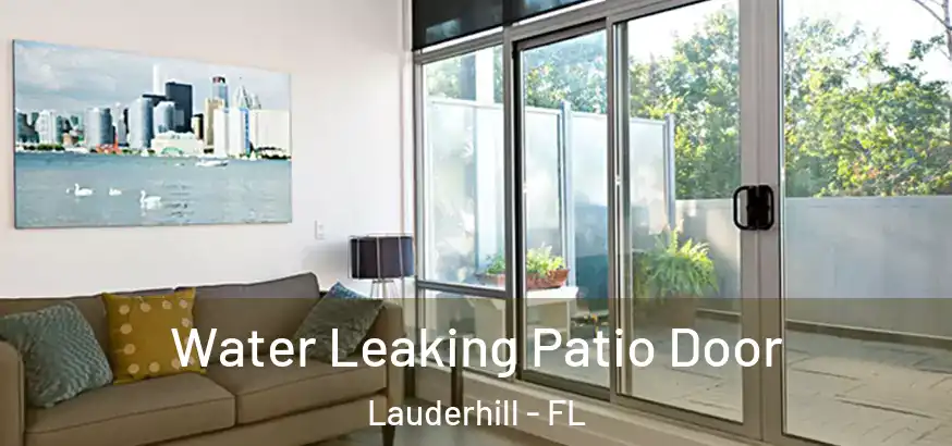  Water Leaking Patio Door Lauderhill - FL