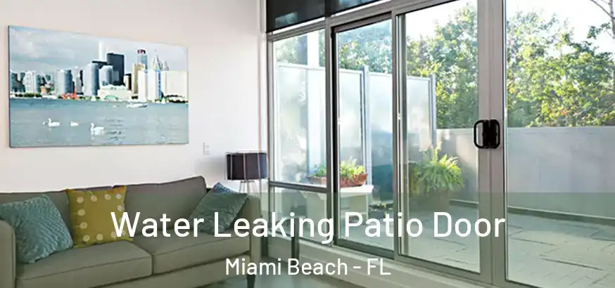  Water Leaking Patio Door Miami Beach - FL