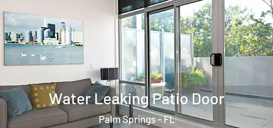  Water Leaking Patio Door Palm Springs - FL