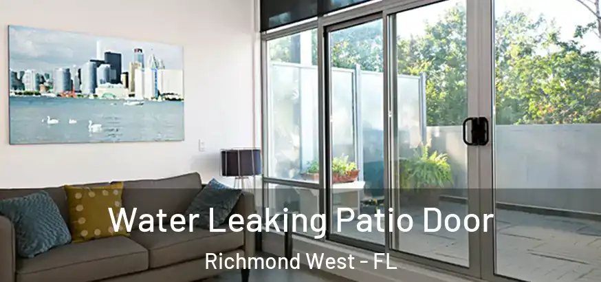 Water Leaking Patio Door Richmond West - FL