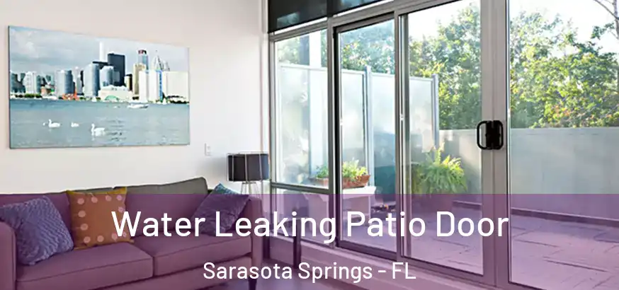  Water Leaking Patio Door Sarasota Springs - FL