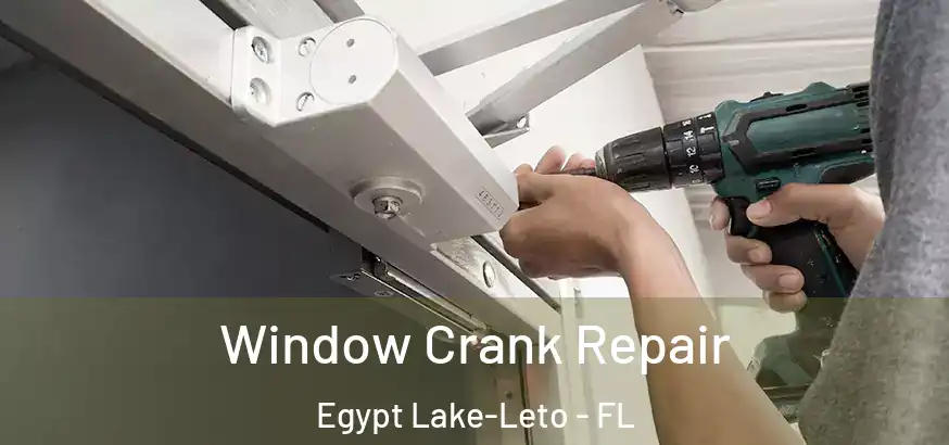 Window Crank Repair Egypt Lake-Leto - FL